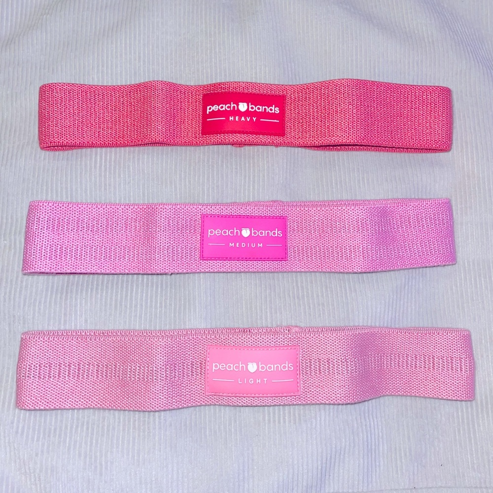 Peach Bands Resistance Hip Band Set
